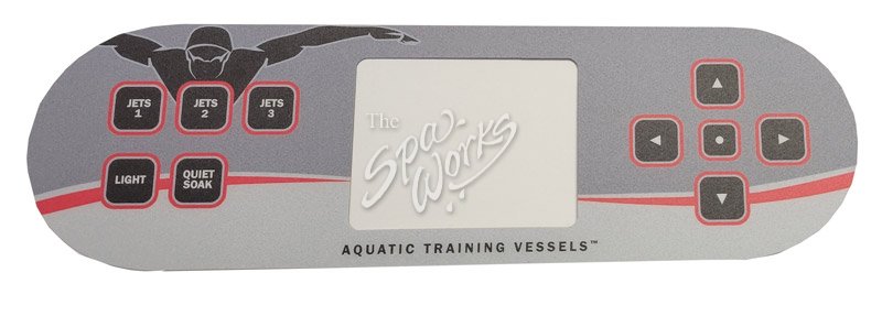 650-0810 3-Pump TP700 ATV Marquis Spa Topside Overlay