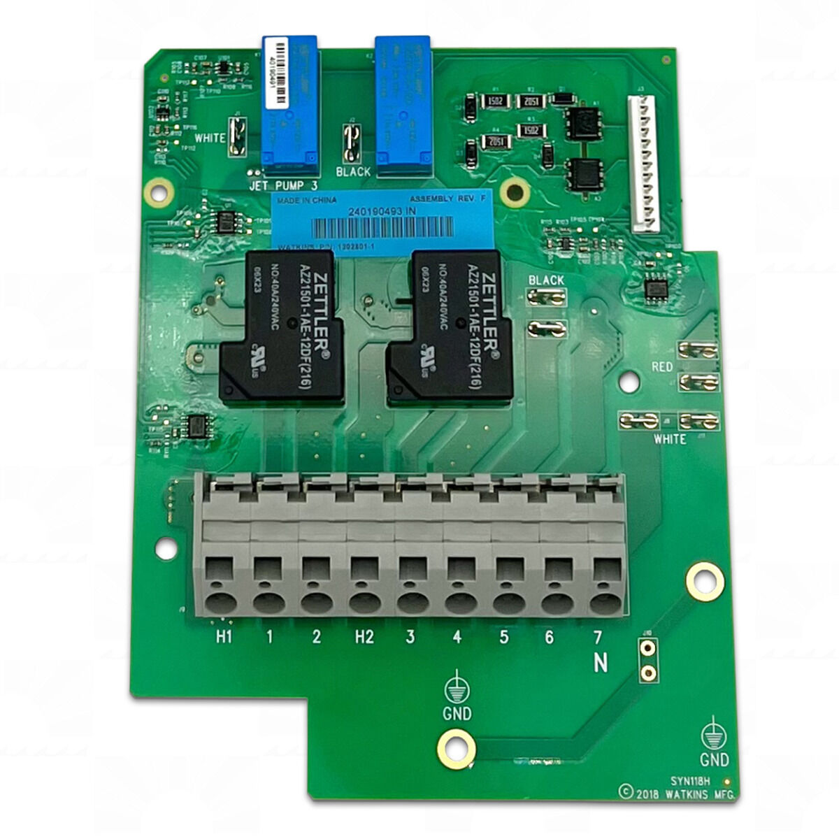 76858 2012 Heater Relay Eagle Board PCB