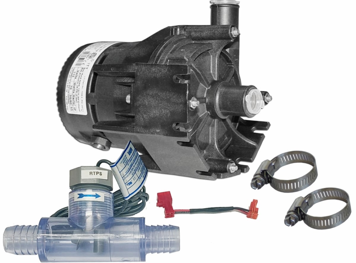 10-0121FS-K Laing Series E10 with Flow-Switch 0.75 in. Barbed 240V D2 Circulation Pump