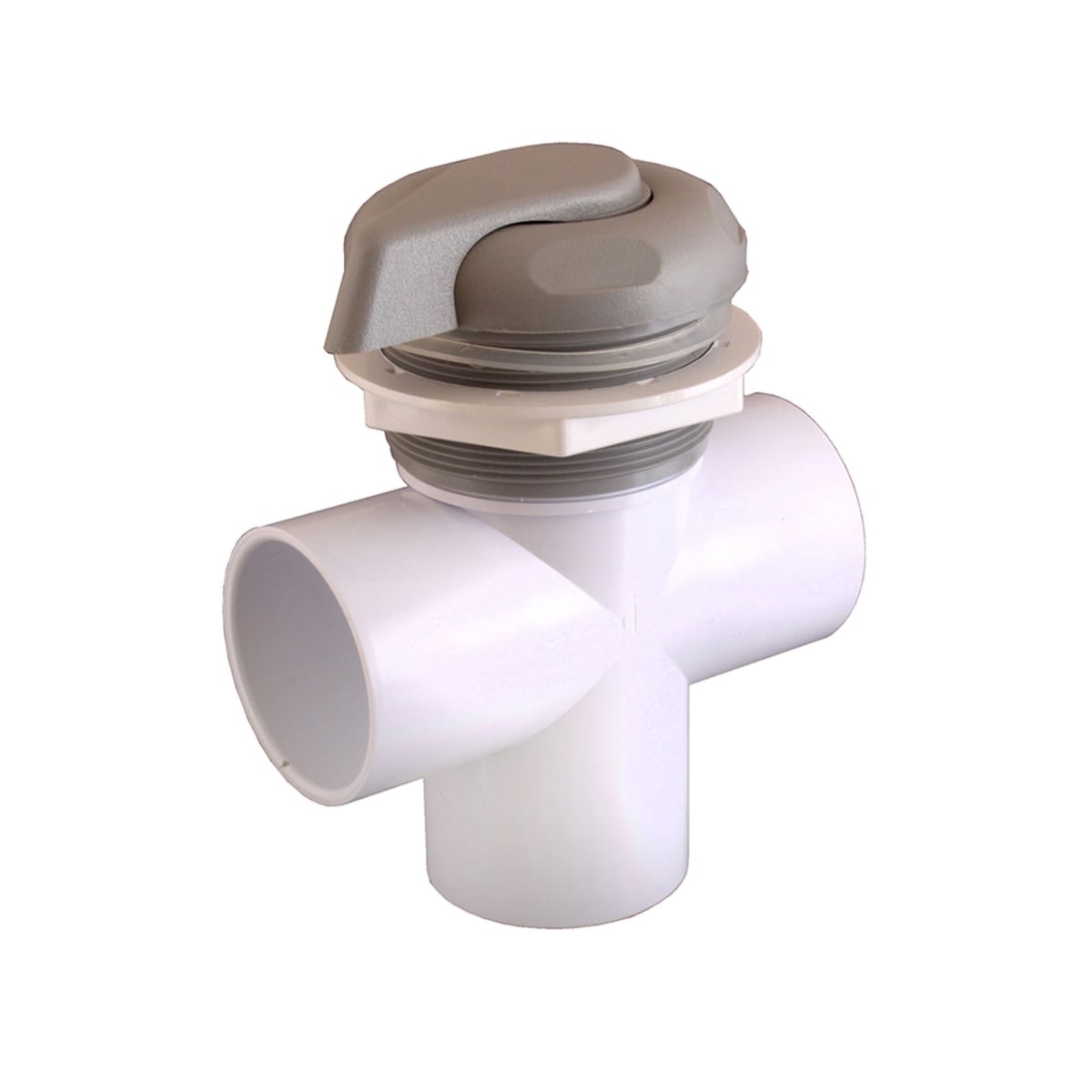 25048-019-000 2 in. 3 Way CMP Diverter Valve Assembly, Gray