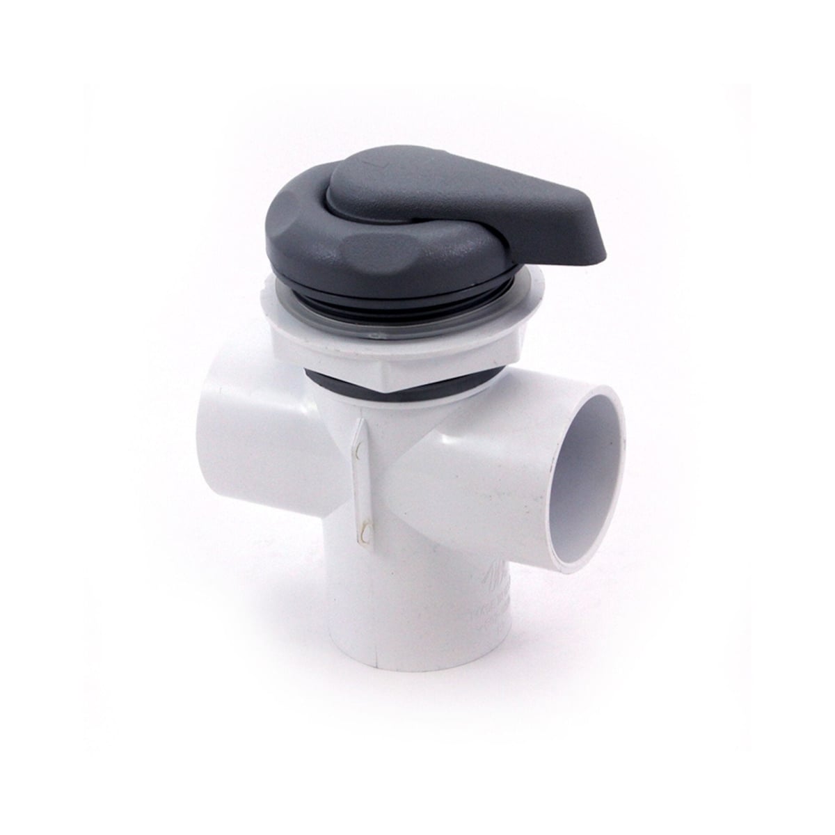 2 in. Waterway 3-Way Diverter Valve Assembly, Gray