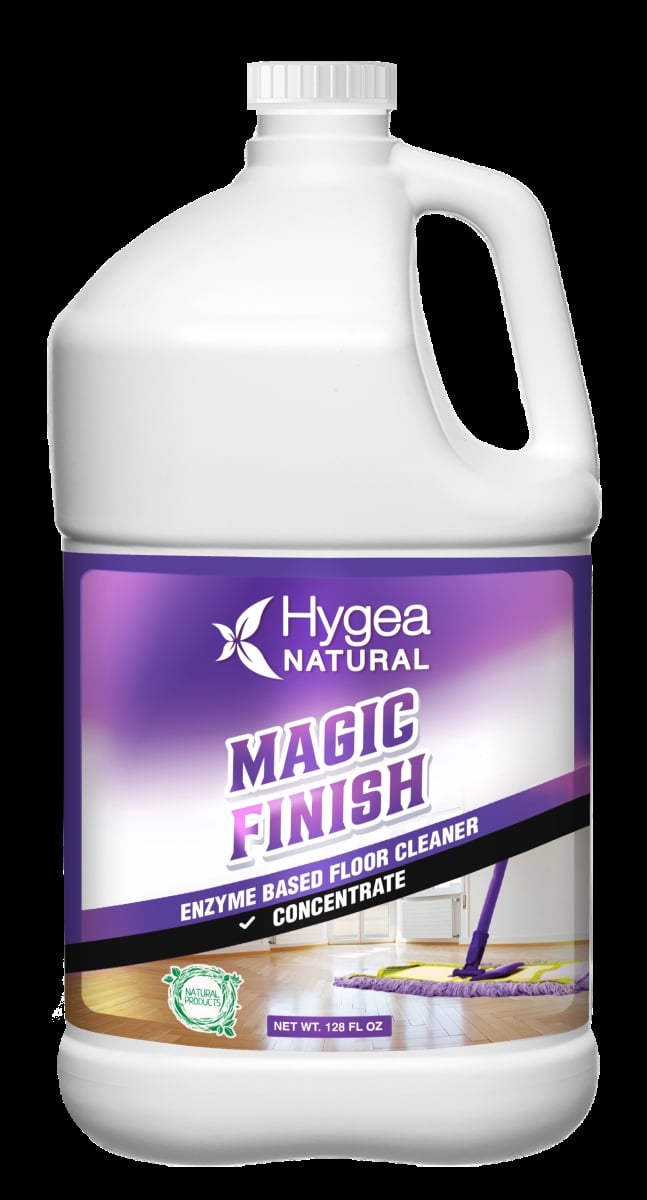 128 oz Concentrated Gallon Magic Finish-Natural Enzyme-Based Floor Cleaner