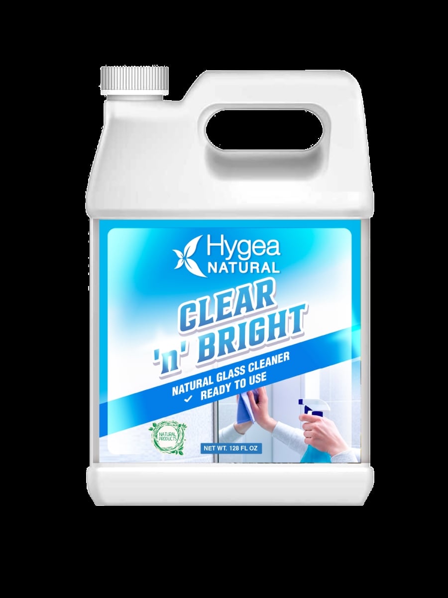 Ready to Use Gallon Clear N Bright-Natural Glass Cleaner
