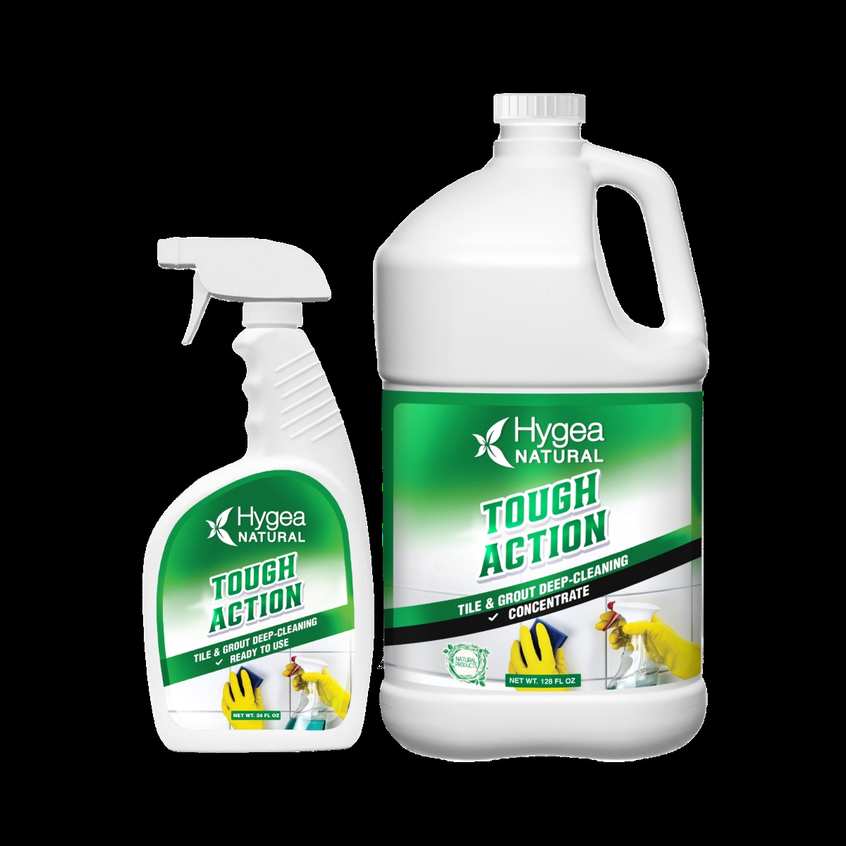 HNC-02 24 oz Spray Plus Concentrated Refill Tough Action-Tile & Grout Deep Cleaning
