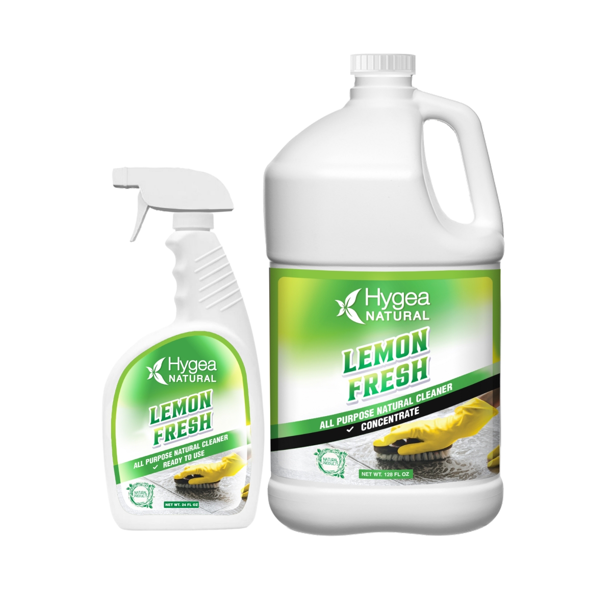 HNC-03 24 oz Spray Plus Concentrated Refill Lemon Fresh-Natural All Purpose Cleaner