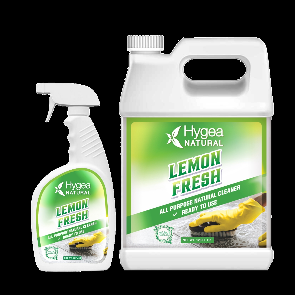 HNC-53 24 oz Ready to Use Spray Plus Refill Lemon Fresh-Natural All Purpose Cleaner