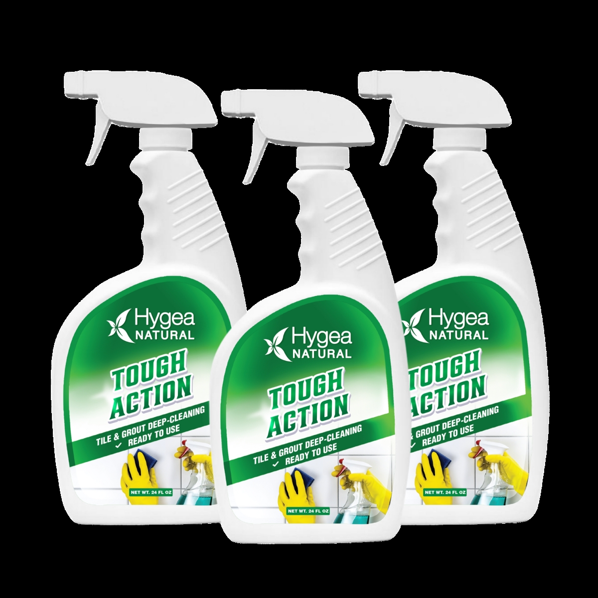 24 oz Ready to Use Spray Tough Action Tile & Grout Deep-Cleaning - Pack of 6