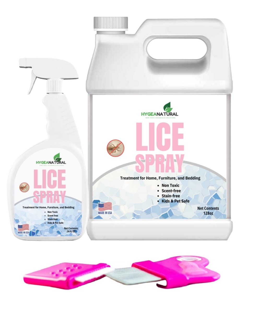 24 oz Lice Treatment Spray Kit - Includes Spray, Gallon Refill & Lice Comb