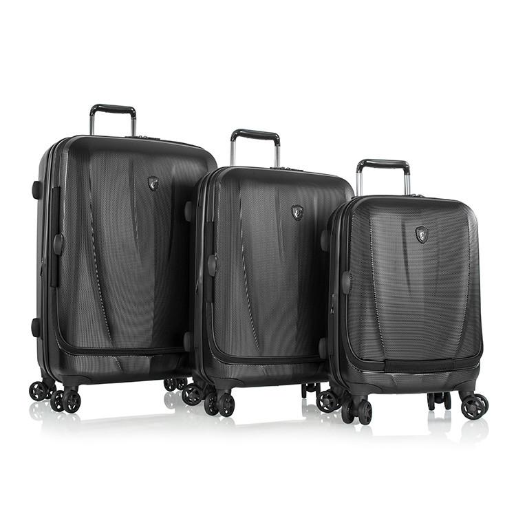 Picture of Heys International 15023-0001-S3 Vantage Smart Luggage, Black - 3 Piece per Set