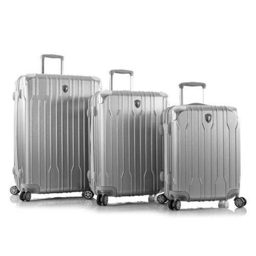 Picture of Heys 10103-0002-S3 3 Piece Xtrak Luggage Set, Silver