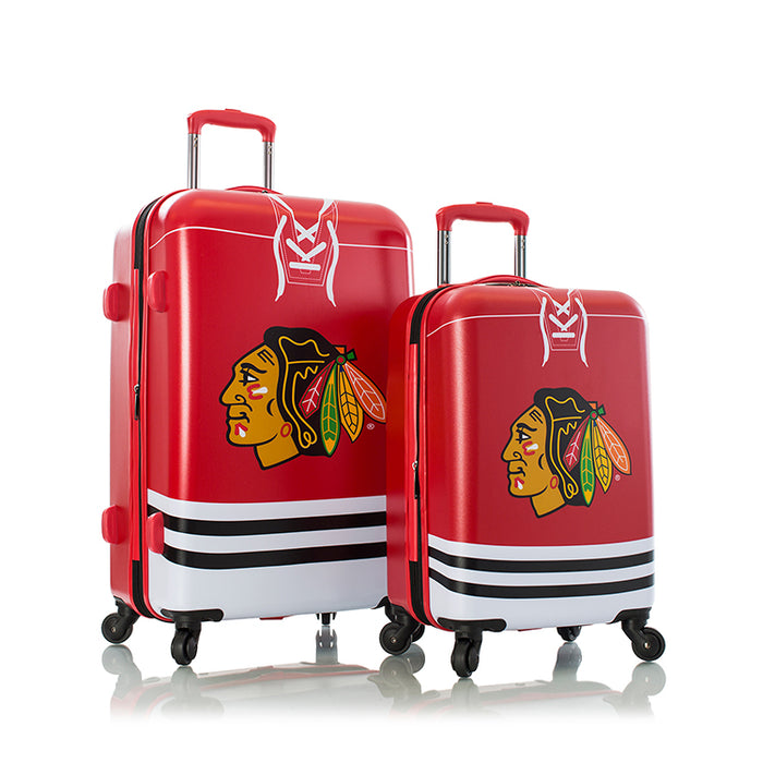 Heys 16901-6800-S2 NHL Luggage Set - Chicago Blackhawks - 2 Piece