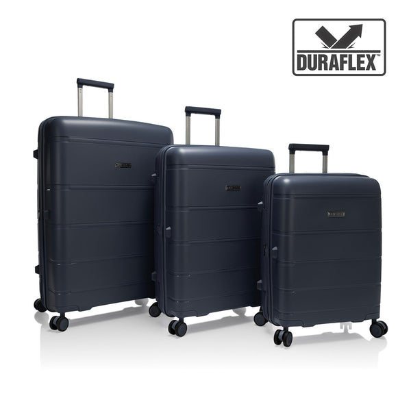 Picture of Heys 10170-0028-S3 Fortis Luggage&#44; Navy - Set of 3