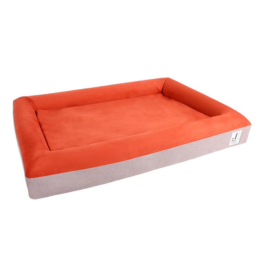 Picture of Ibiyaya FB2292-M-O Deep Sleep Orthopedic Dog Bed&#44; Brick Red - Medium