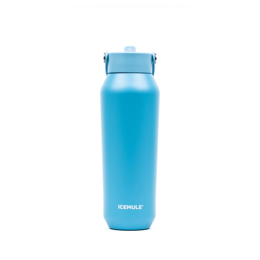 Picture of ICEMULE 1423-BLUE 32 oz Stainless Steel Sports Bottle&#44; Blue