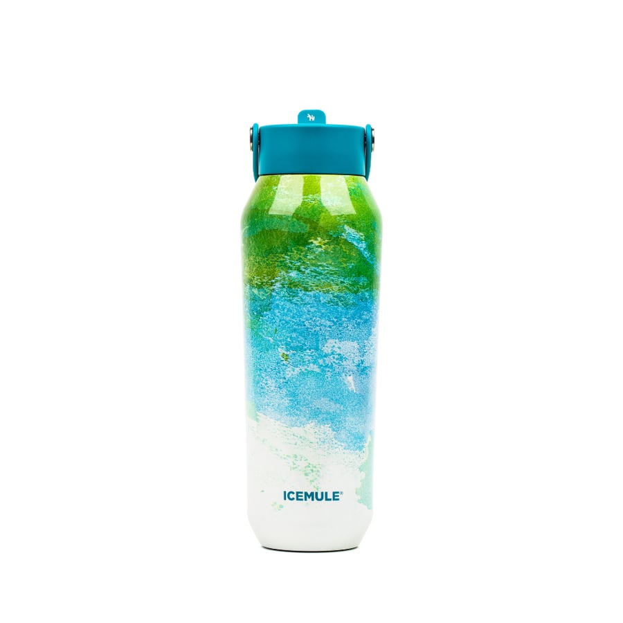 Picture of ICEMULE 1423-DD 32 oz Stainless Steel Sports Bottle&#44; Devoe