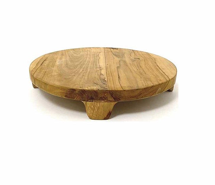 e3603a Teak Wood Bonsai Display Stand - 7.75 in.