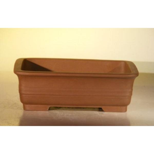 L309 6.5 x 4.5 x 2.12 in. Rectangle Tan Unglazed Ceramic Bonsai Pot