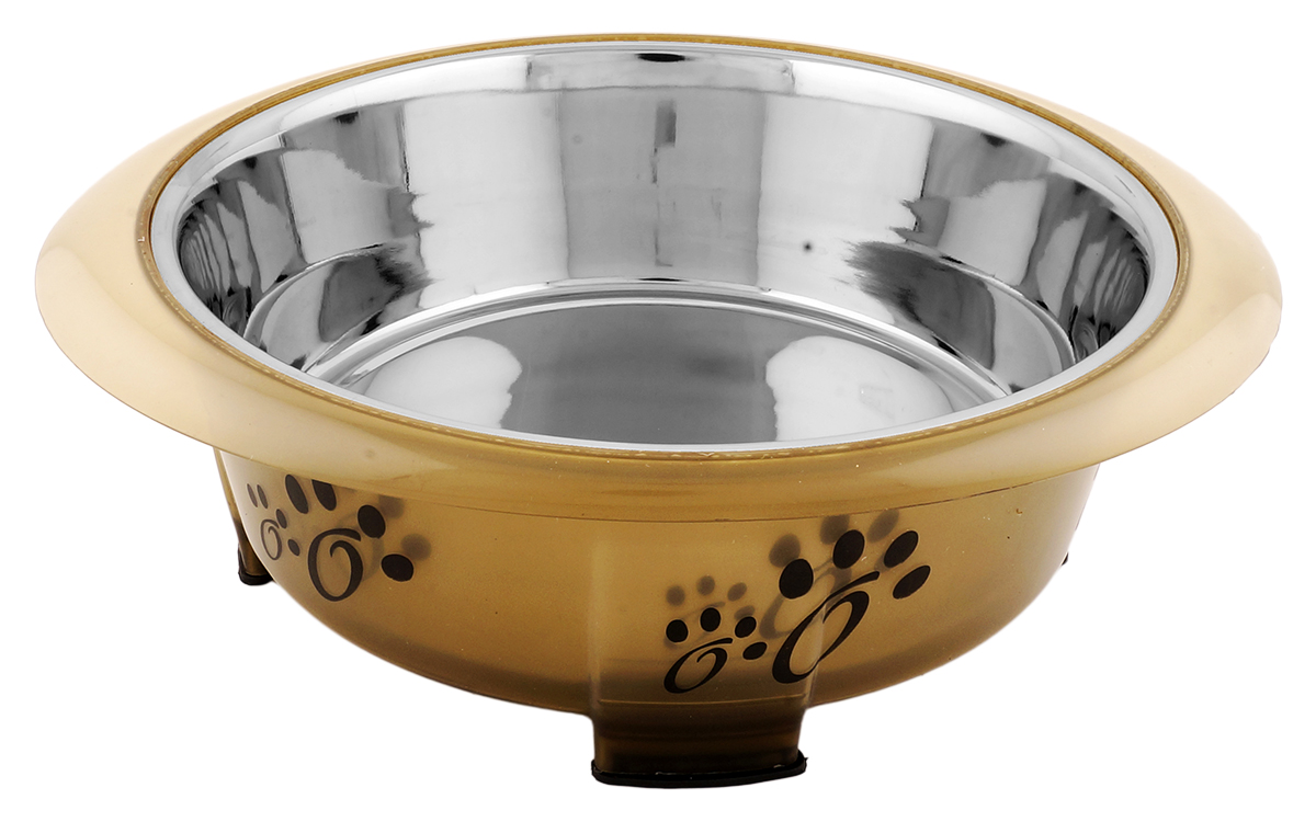 Picture of Iconic Pet 52403 15 oz Color Splash Designer Oval Fusion Bowl for Dog & Cat&#44; Small Brown - 2 Cups