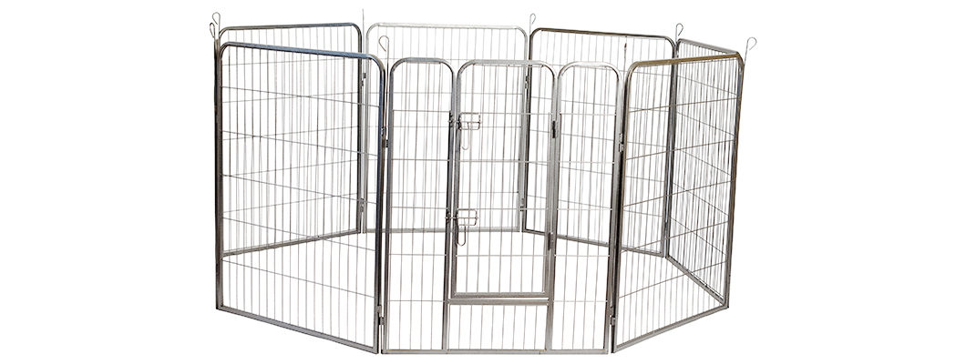 Picture of Iconic Pet 92150 48h in. Heavy Duty Metal Tube Pen Pet Dog Exercise & Training Playpen