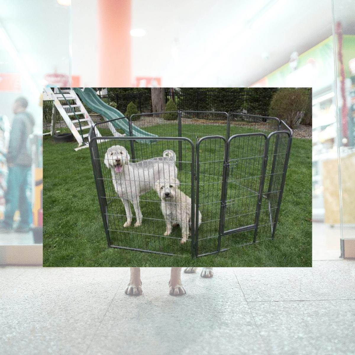 Picture of Iconic Pet 92148 32 in. Heavy Duty Metal Tube Pen Pet Dog Exercise & Training Playpen