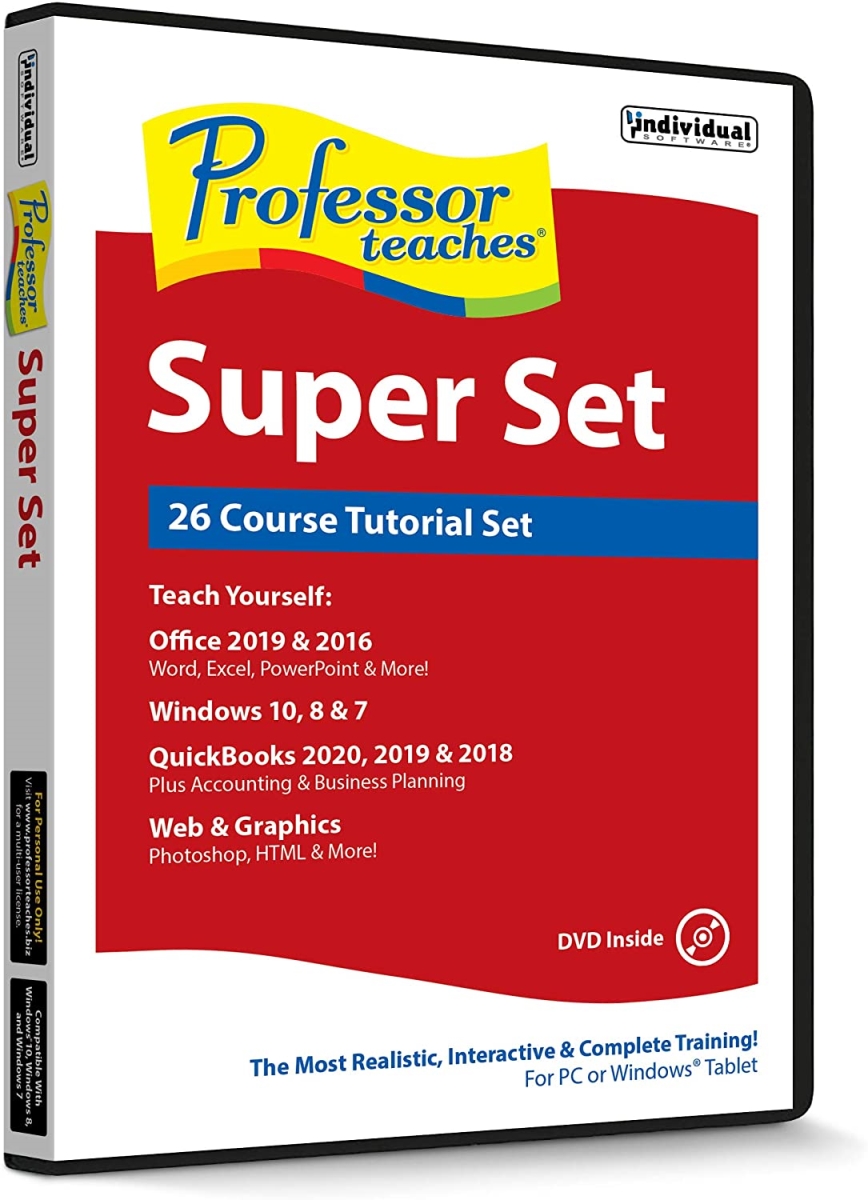 Picture of Individual Software PVE-SS10 Professor Teaches Super Tutorial Set 10 Learning Electronic Software