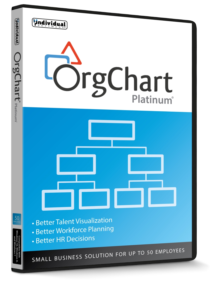 Picture of Individual Software PVE-OCPL OrgChart Platinum Small Business Solution for Up to 50 Employees Software