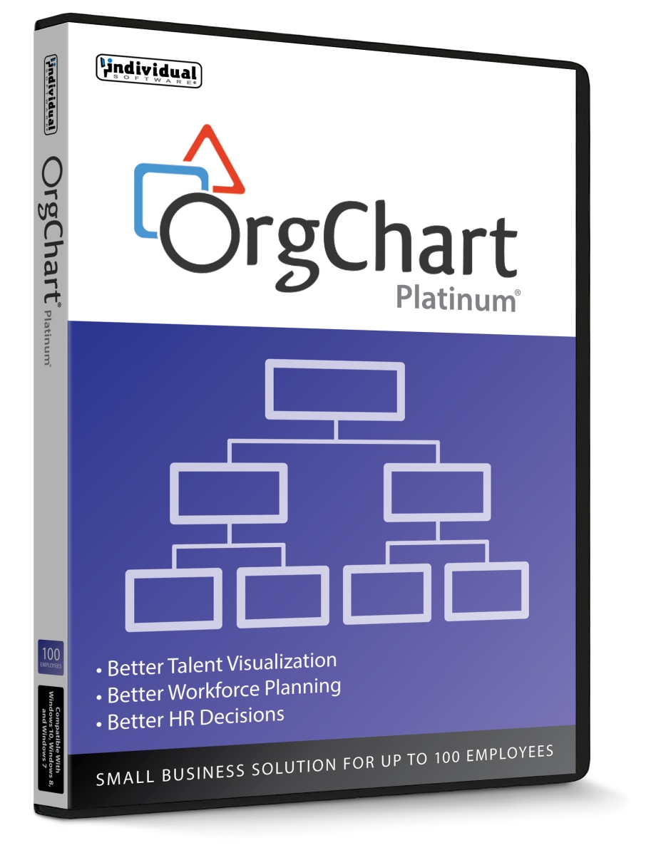 Picture of Individual Software PVE-OCPC OrgChart Platinum Small Business Solution for Up to 100 Employees Software