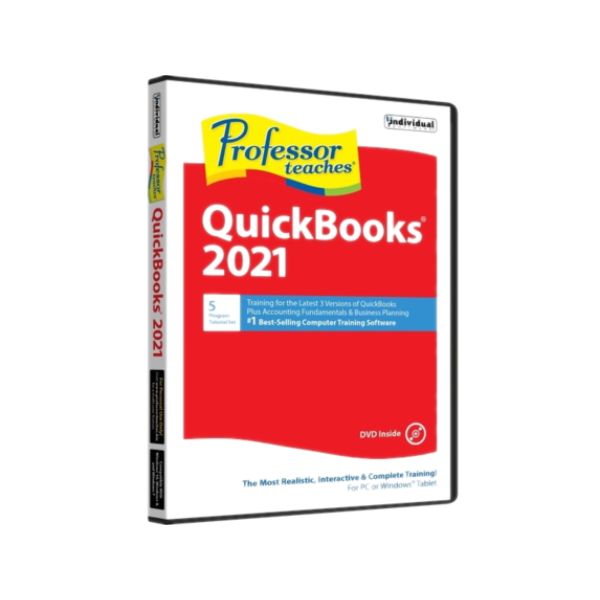 Picture of Individual Software PDB-Q21 Professor Teaches Quick Books 2021 Tutorial Set Electronic Software