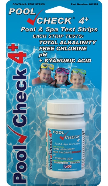 481328 Pool Check 4+ 5-Way Test Strips