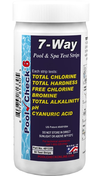 481330 Pool Check 6 7-Way Test Strips
