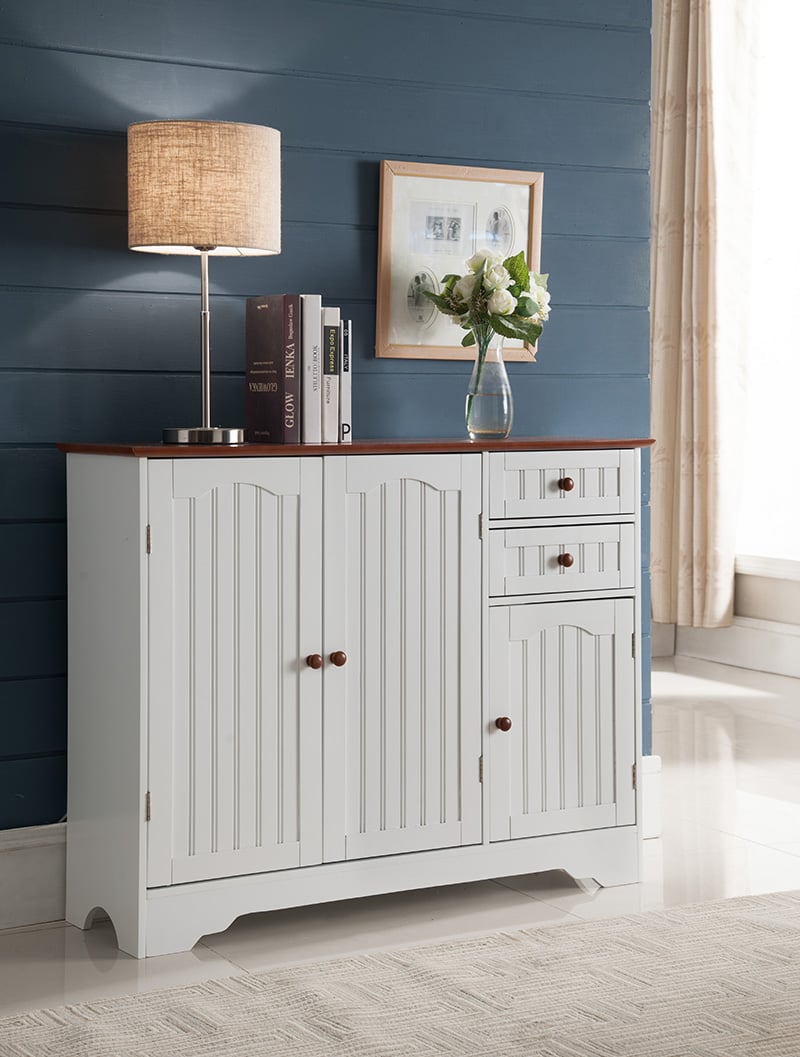 30 x 39 x 12 in. Wood Kitchen Storage Cabinet - White