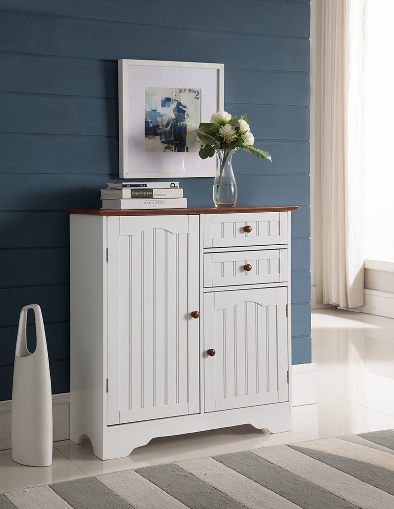 30 x 29 x 12 in. Wood Kitchen Storage Cabinet - White