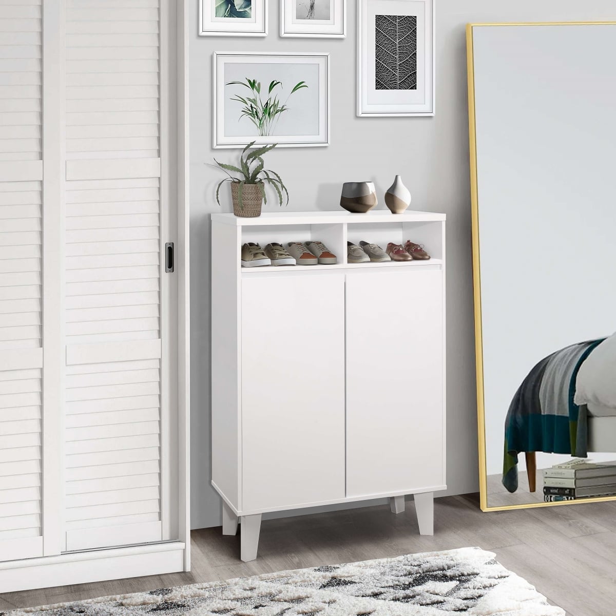 Shoe Cabinet, White