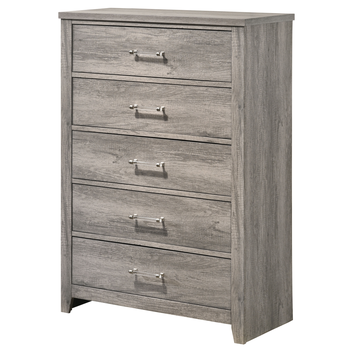 Wood Chest, Gray