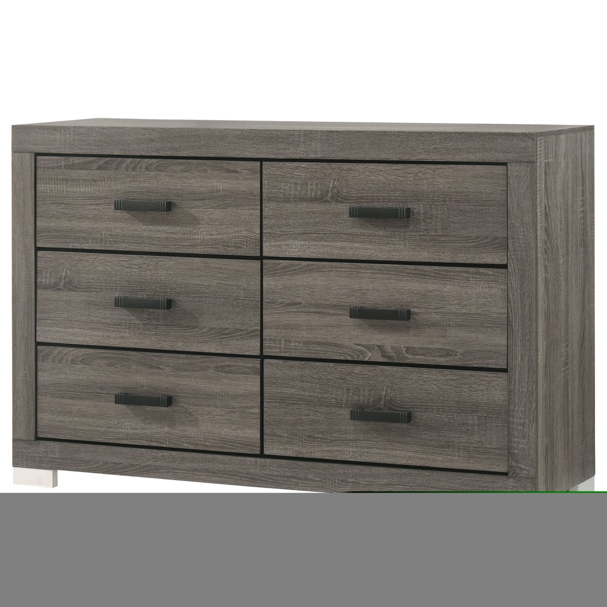 Wood Dresser, Gray & Oak