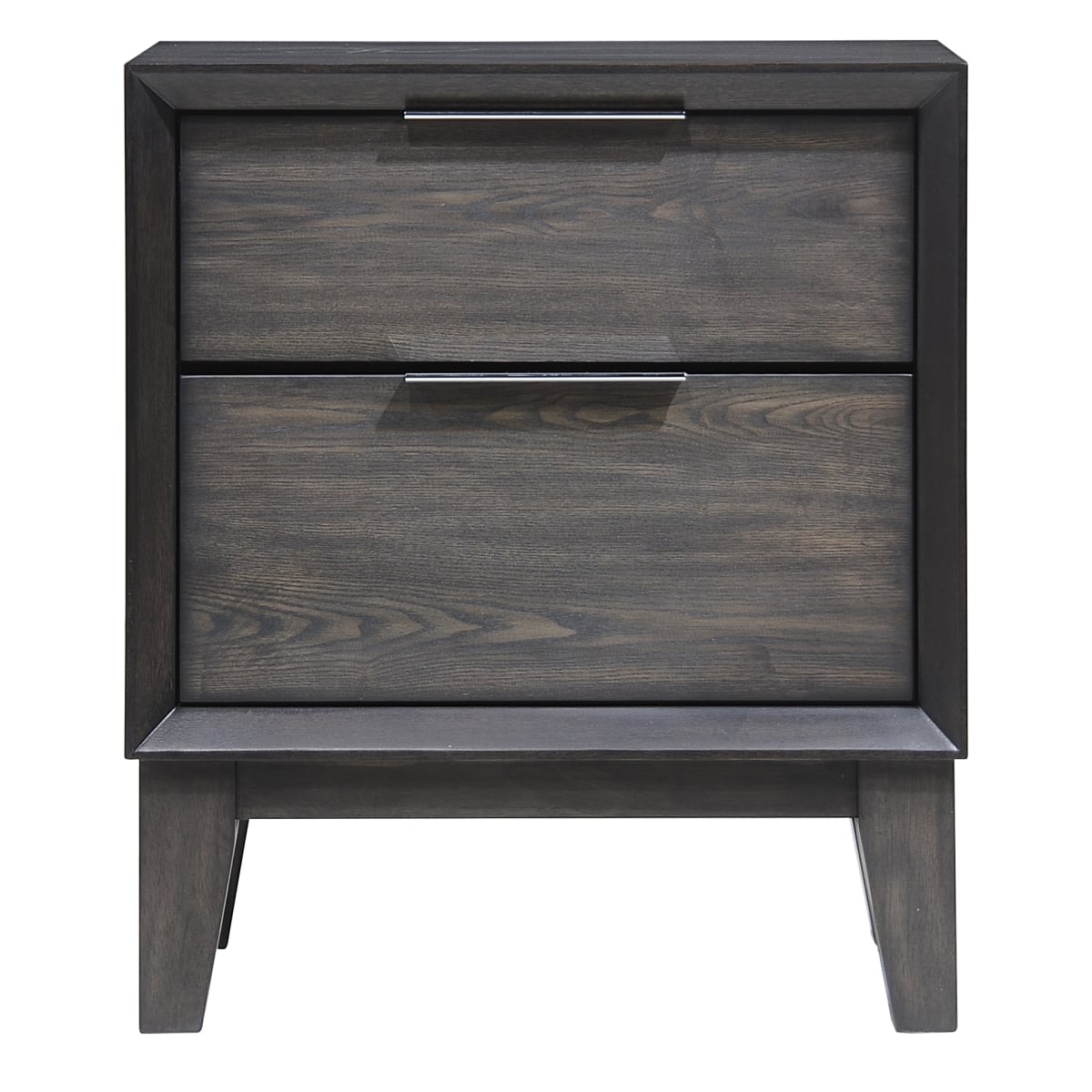 B6570-N Nightstand, Gray & Oak