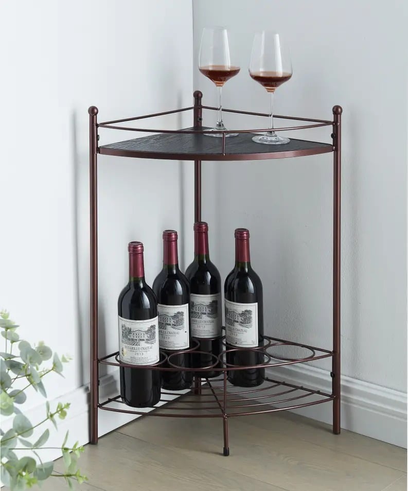 19 x 13 x 25 in. Wine Rack, Bronze