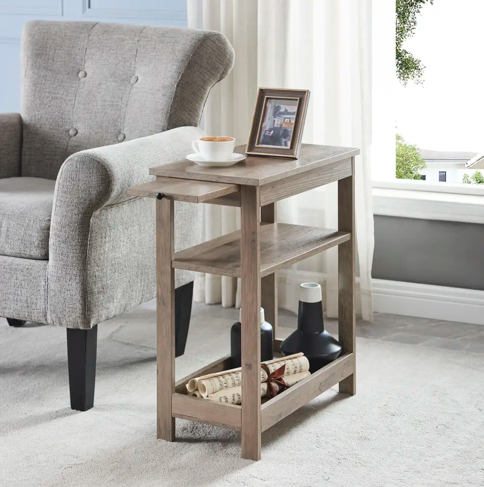 2002WL-E Side Table, Walnut