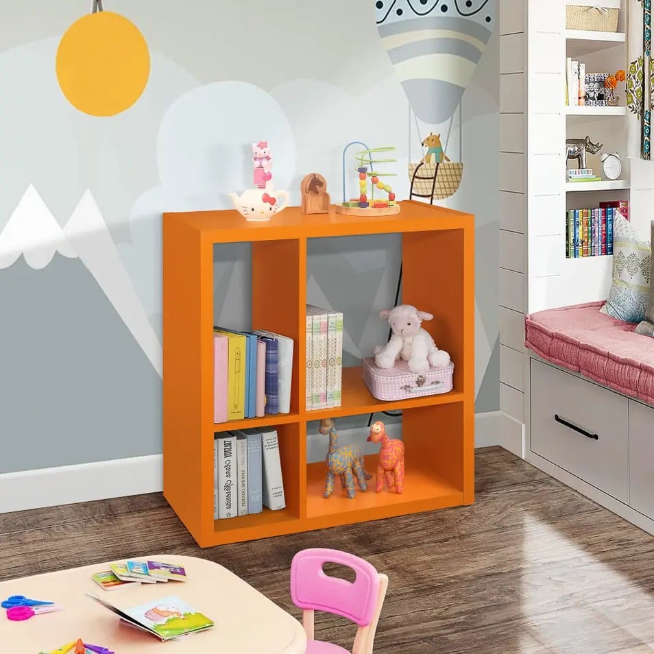 Bookcase & Organizer, Orange