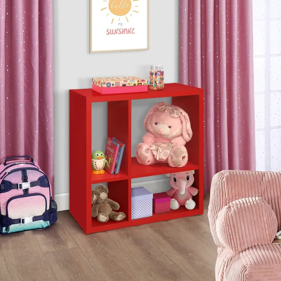 Bookcase & Organizer, Red