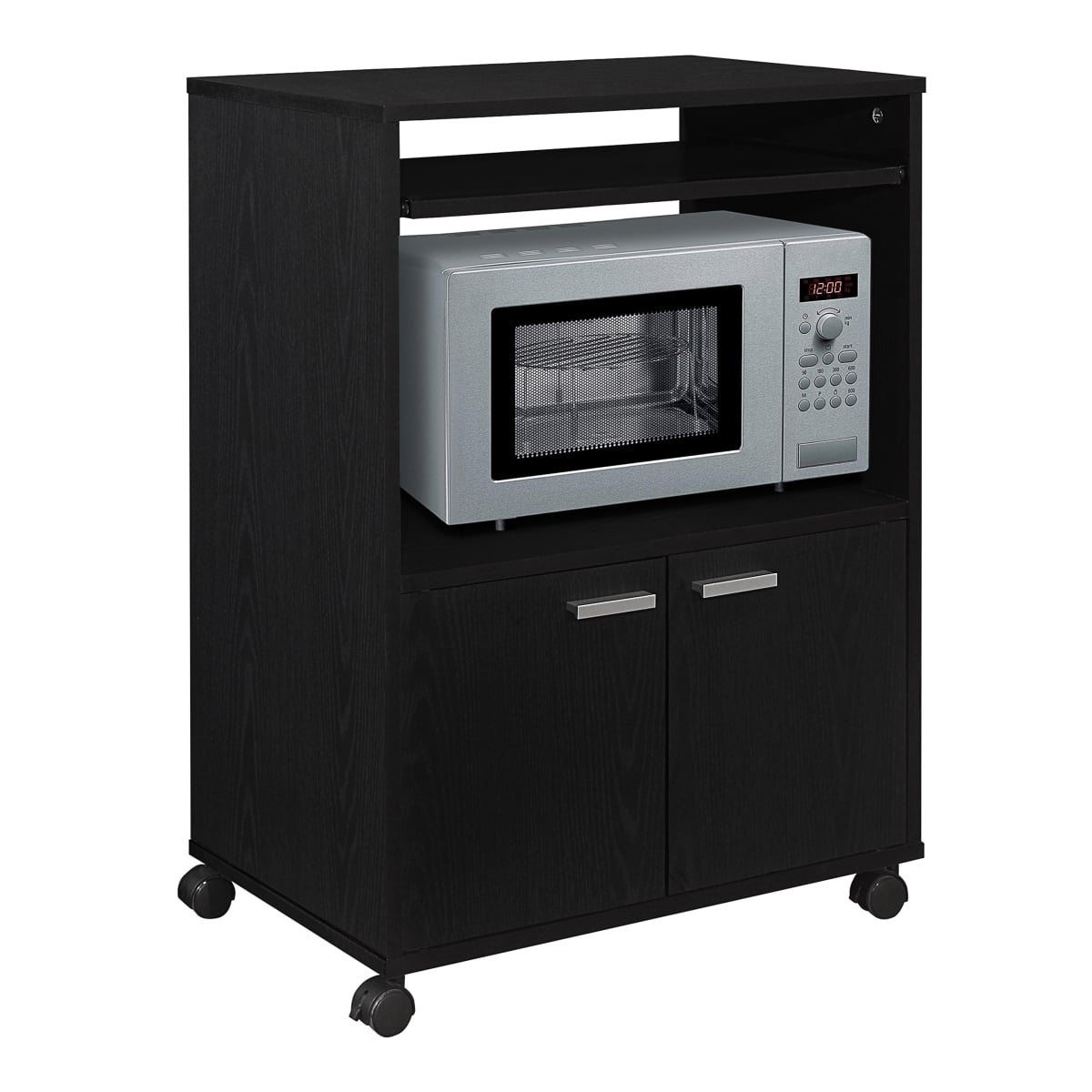 24 x 16 x 32 in. Kitchen Cart, Black