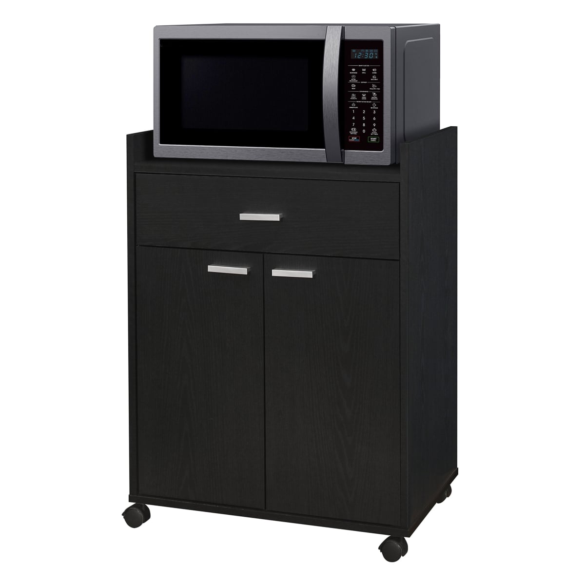 24 x 16 x 32 in. Kitchen Cart, Black