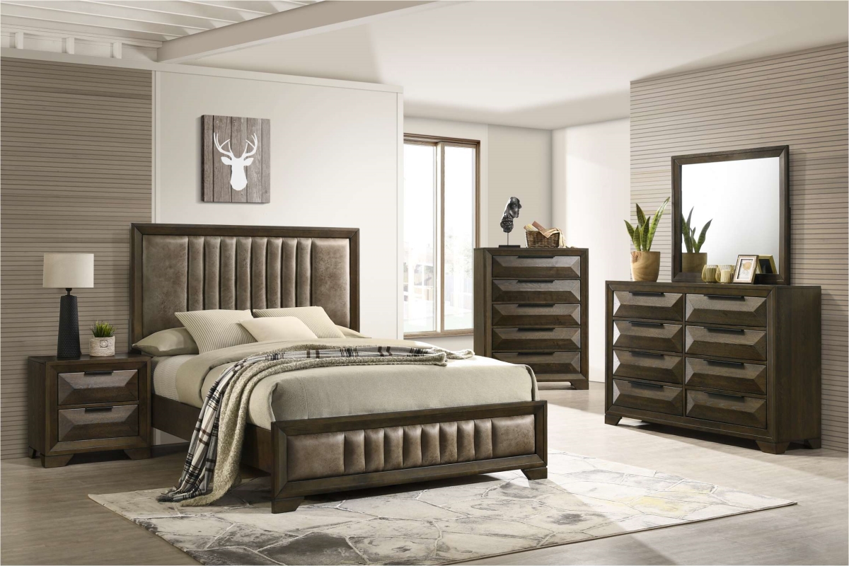 B207-C Contemporary Chest, Walnut