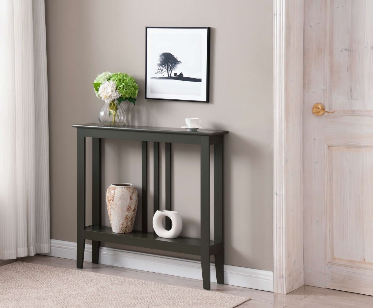 C1153-CA Balfour Console Table, Caviar