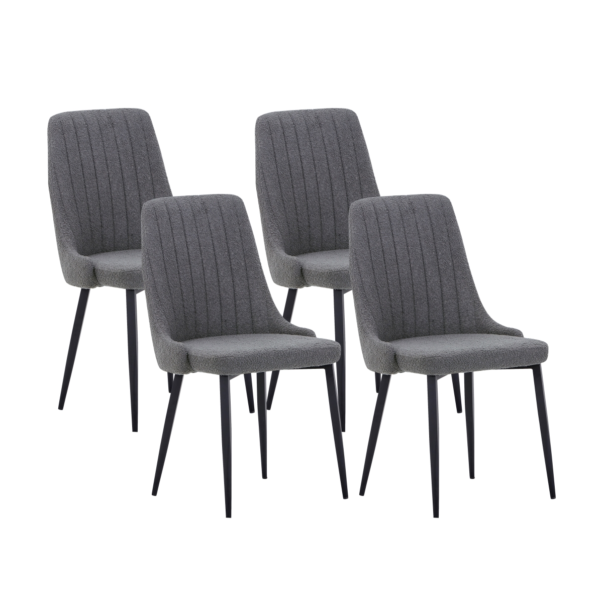 PC11-4 Camden Dining Chair, Gray - Set of 4