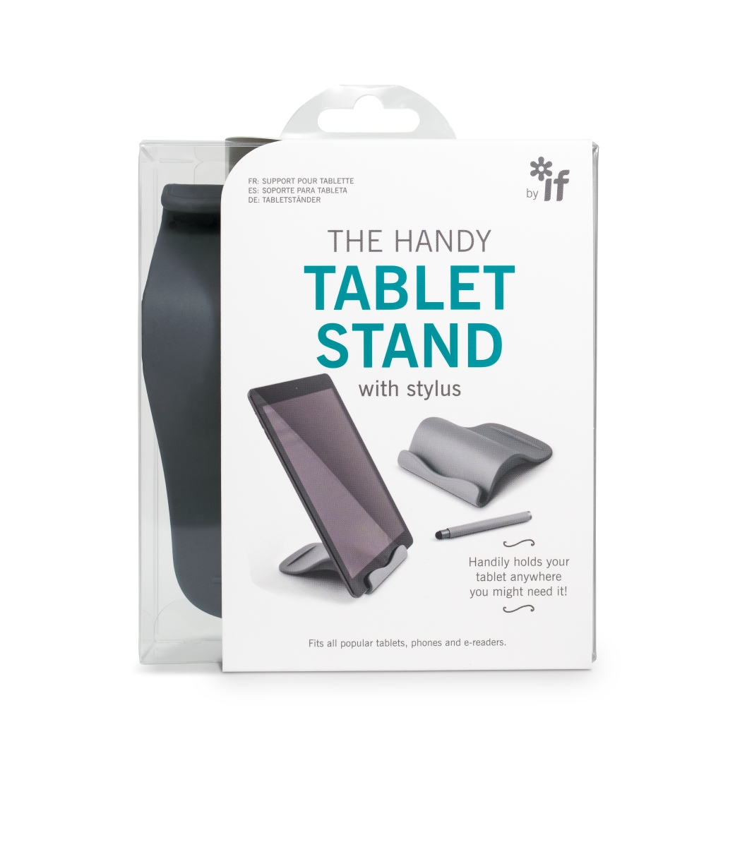 Picture of If USA 32501 The Handy Tablet Stand with Stylus, Grey