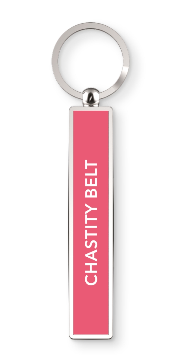 Show Offs Keys Chastity Belt Keyrings, Pink