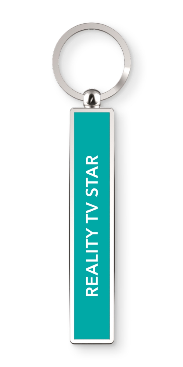Show Offs Keys Reality TV Star Keyrings, Sky Blue