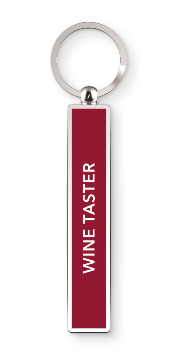 Show Offs Keys Wine Taster Keyrings, Burgundy