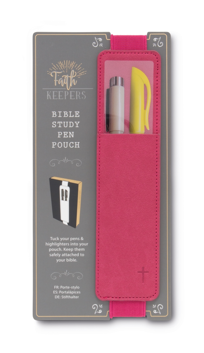 Faith Keepers Bible Study Pen Pouch, Pink